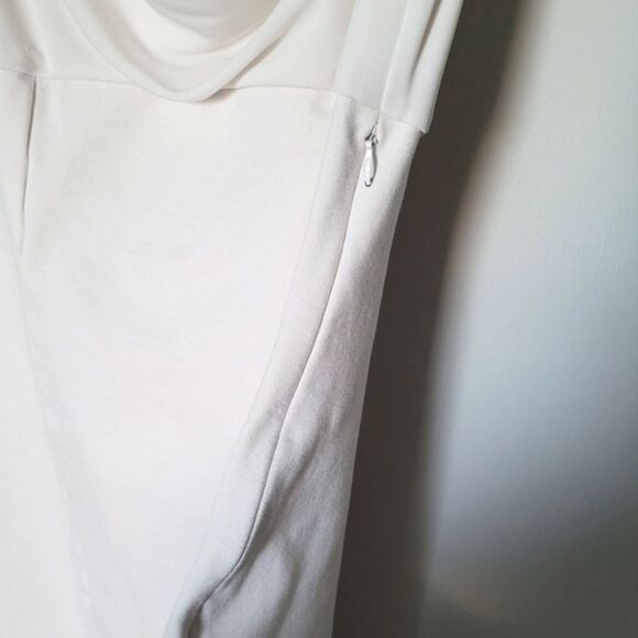 Tempo Paris Off white cowl neck dress Size M - Picture 9 of 12